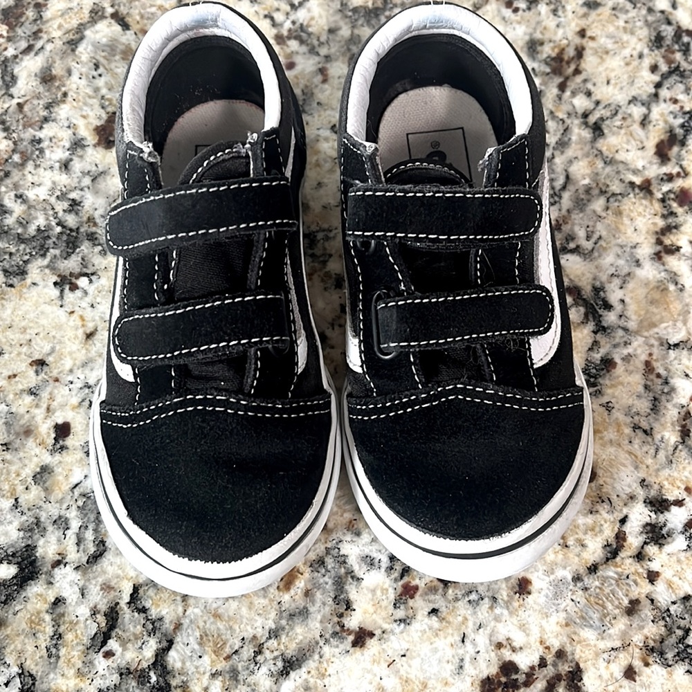 Kids Velcro Vans Boys (9.5 toddler)